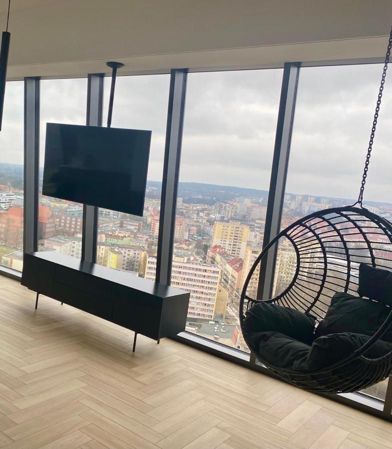 Hanza Tower Szczecin Sky Apart 18Th Floor A 아파트 외부 사진